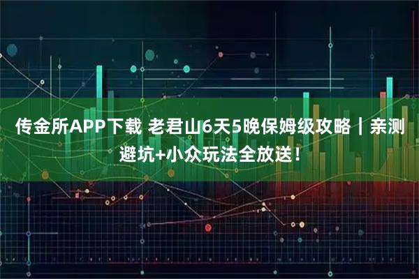 传金所APP下载 老君山6天5晚保姆级攻略|亲测避坑+小众玩法全放送!